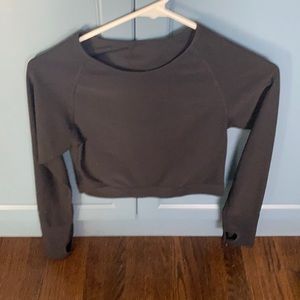 Long sleeve, running, track shirt. Dry fit material